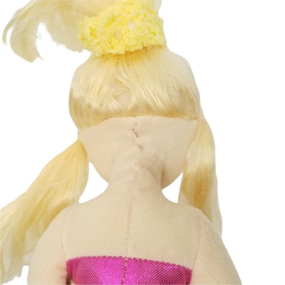 Aurora World Mermaid Rainbow Sequins Pink Plush 20" Doll Blonde Hair Stuffed Toy - Picture 9 of 10